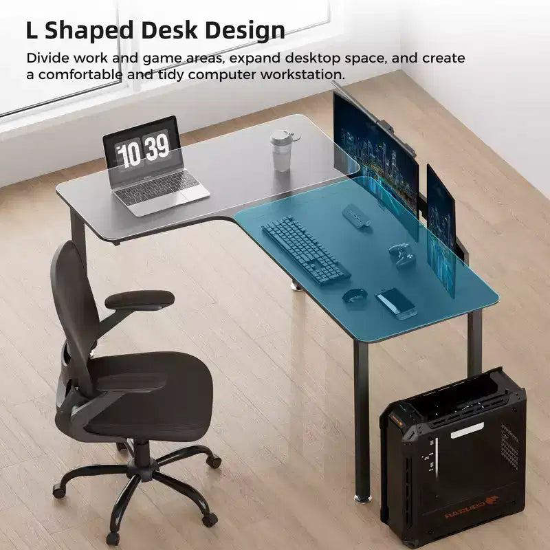 EUREKA ERGONOMIC 60x23 L-Shaped Office Desk