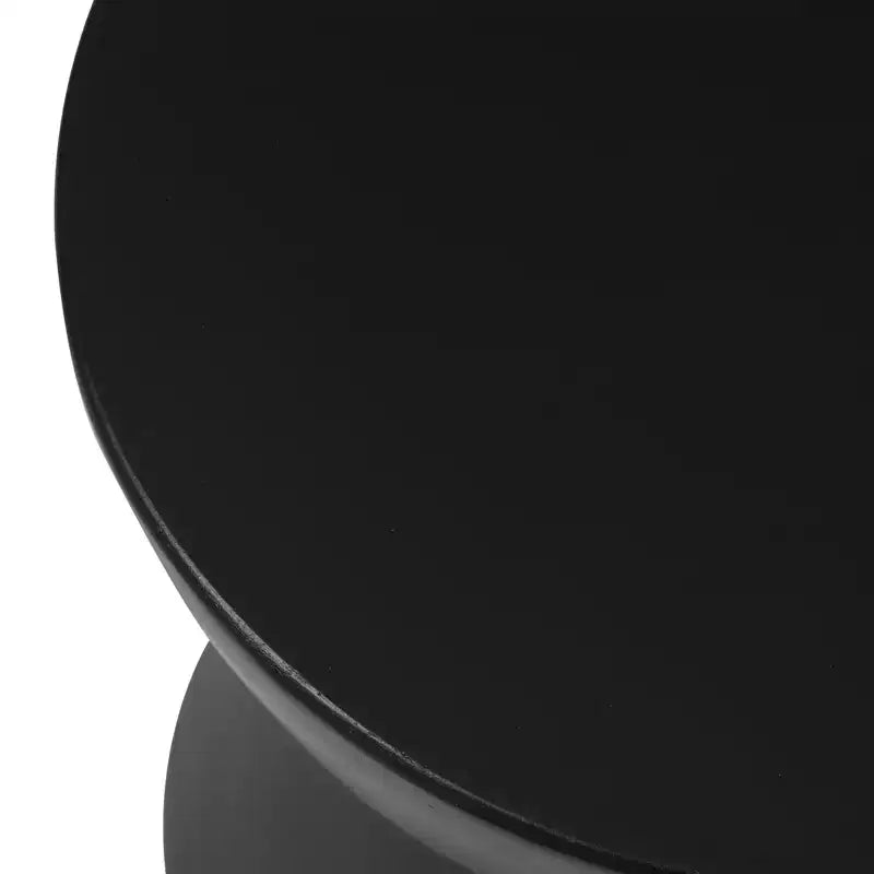 LeisureMod Loft Hourglass Fiberstone Side Table - Modern Indoor/Outdoor Accent Table