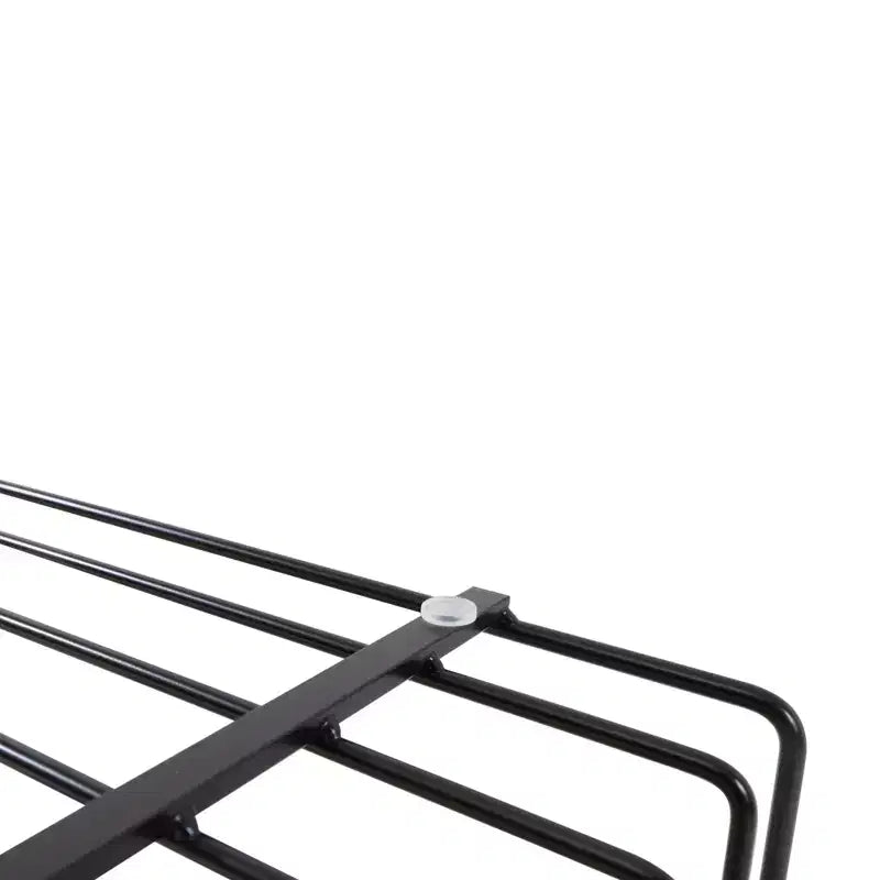 LeisureMod Walden Modern Rectangular Coffee Table - Wood Veneer Top with Architectural Ribbed Wireframe Steel Base