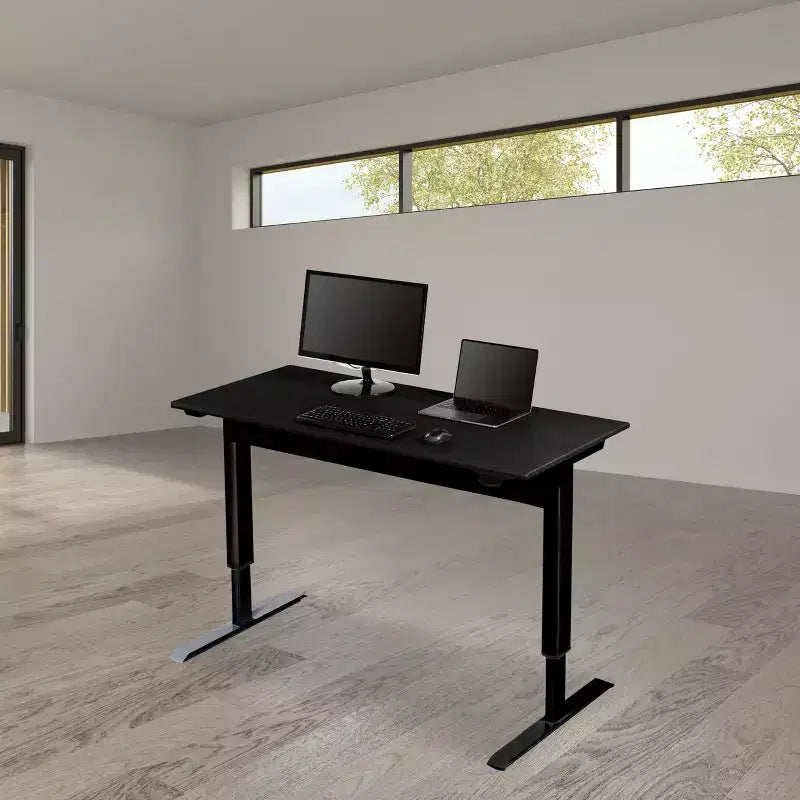 Stand Up Desk Store Pneumatic Adjustable Height Standing Desk Computer Workstation