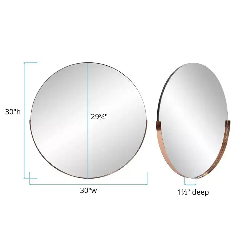 Howard Elliott Dante Framed Decorative Wall Mirror