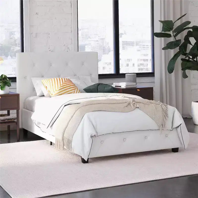 DHP Dakota Upholstered Platform Bed