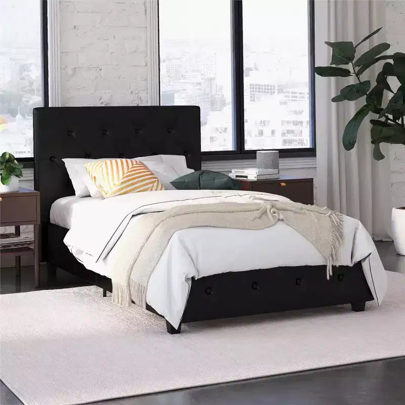 DHP Dakota Upholstered Platform Bed