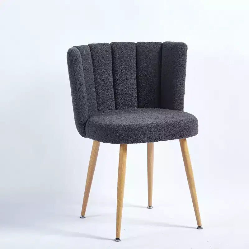 Dining Chairs Set Of 2, Upholstered Chairs With Ergonomic Seat, Metal Legs, Comfortable Backrest, Modern Accent Chair