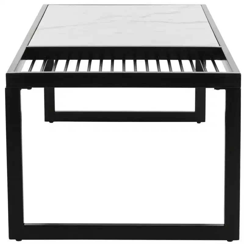 Zuri Coffee Table - COF6200A - White/Black - Safavieh