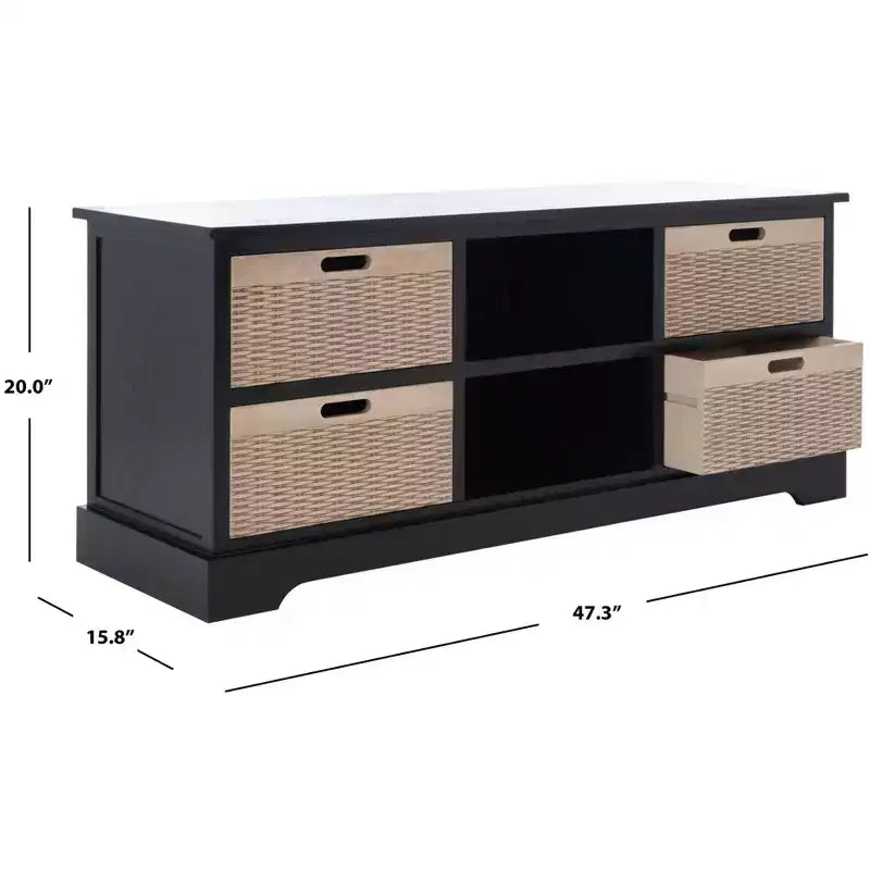 Landers 4 Drawer Media Stand - MED5704 - Safavieh