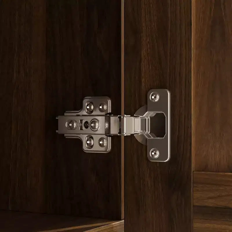 Famapy Brown 2-Doors Kithchen Island With 2 Drawers